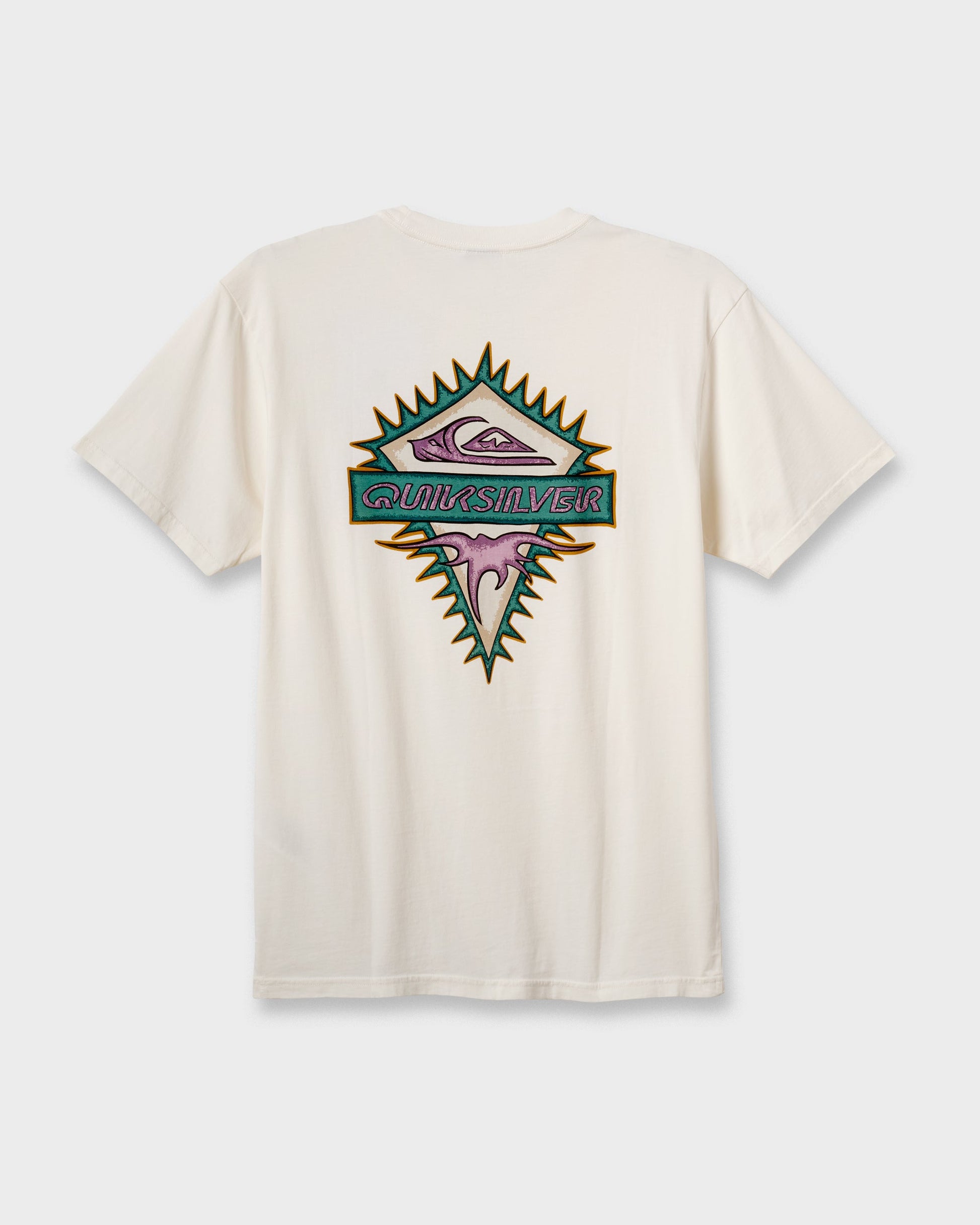 Liberty Spikespigment Dye T-Shirt - Snow White Quick Silver Snow White