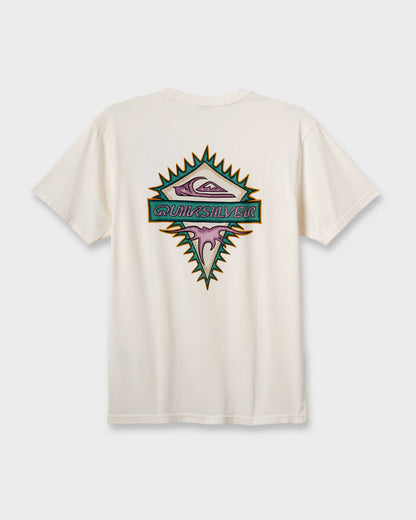 Liberty Spikespigment Dye T-Shirt - Snow White Quick Silver Snow White