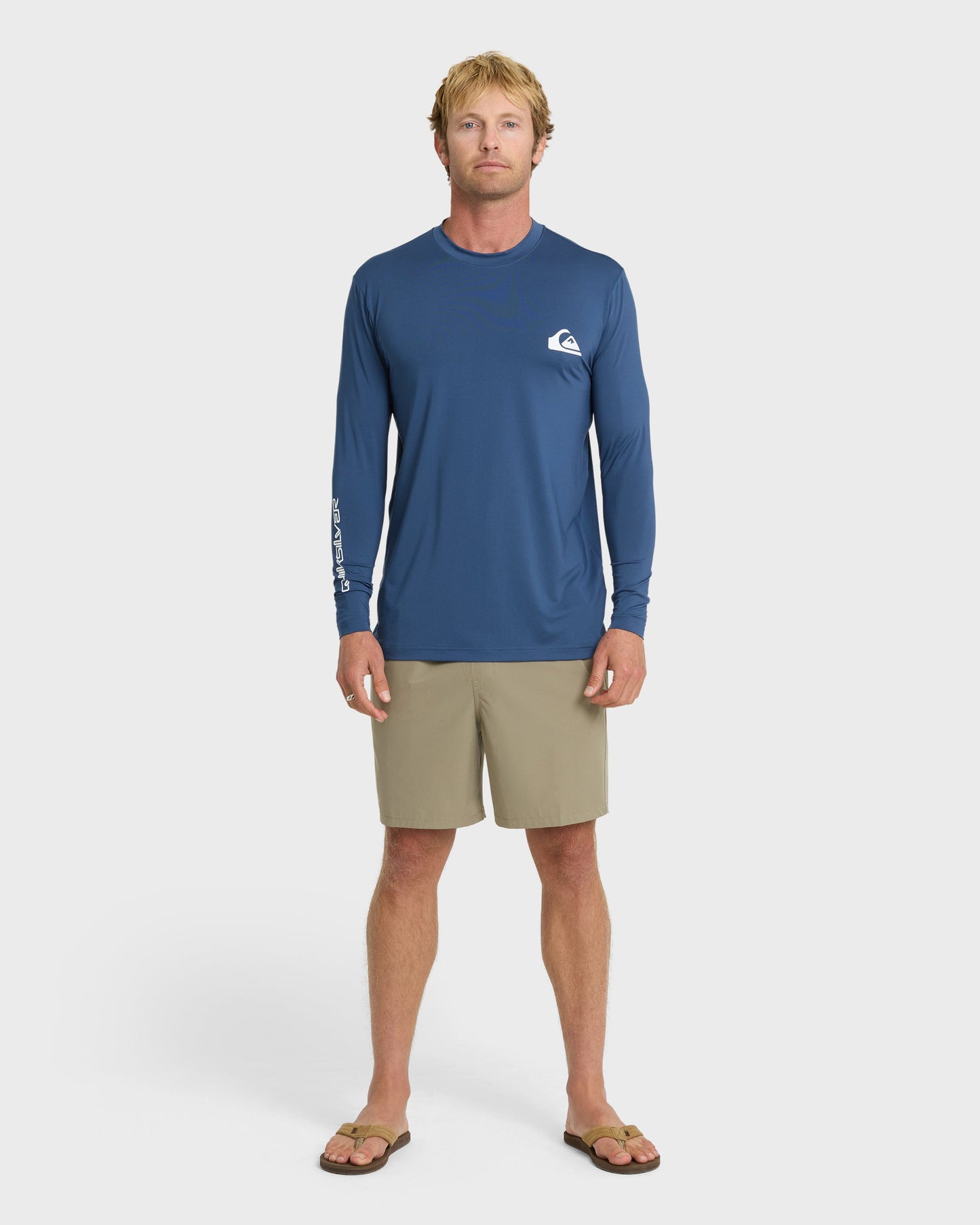 Everyday Long Sleeve Surf Tee - Navy Quick Silver Navy