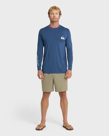 Everyday Long Sleeve Surf Tee - Navy Quick Silver Navy