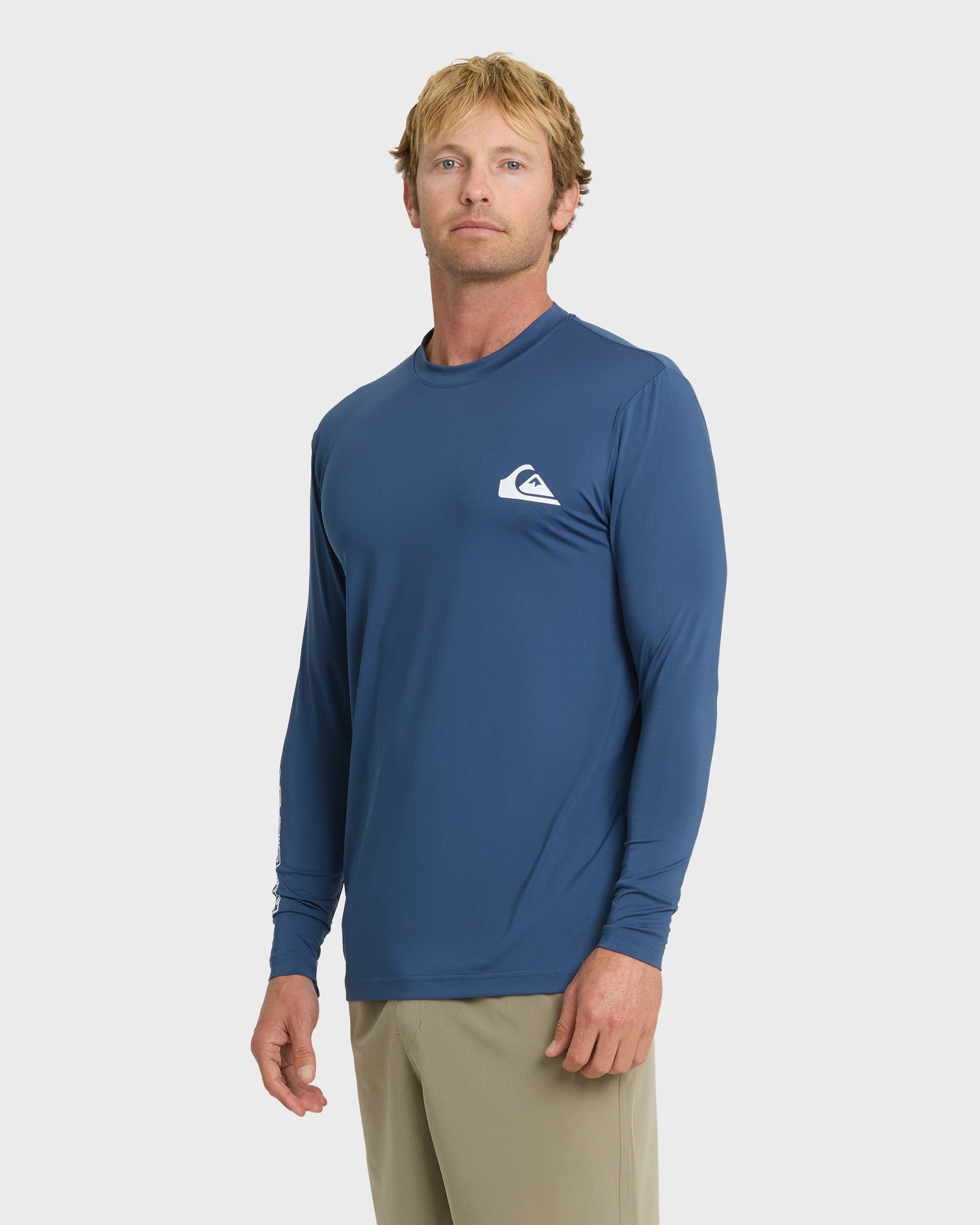Everyday Long Sleeve Surf Tee - Navy Quick Silver Navy
