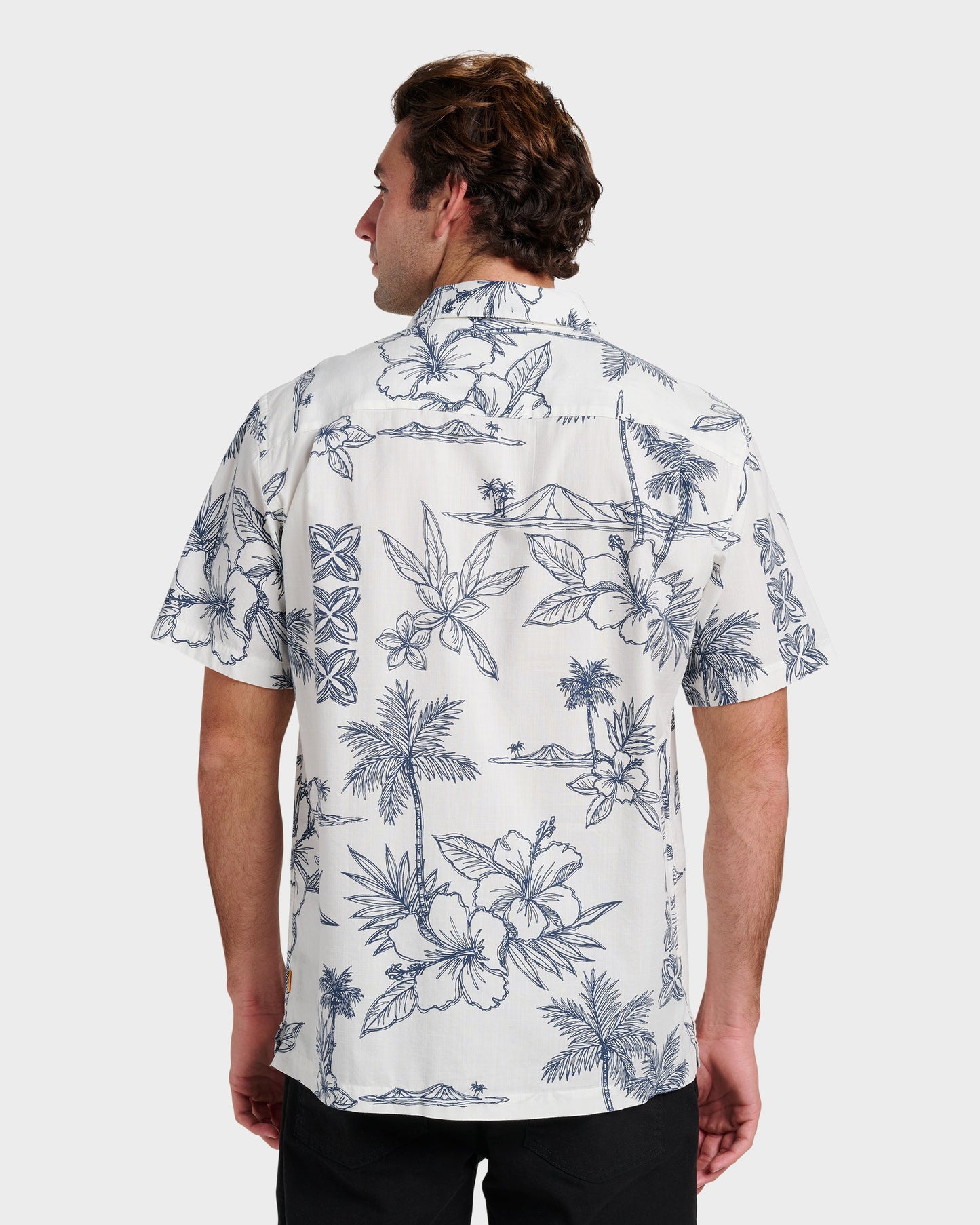 Waterman Scenic Drive Shirt - White Quick Silver White