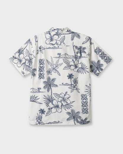 Waterman Scenic Drive Shirt - White Quick Silver White