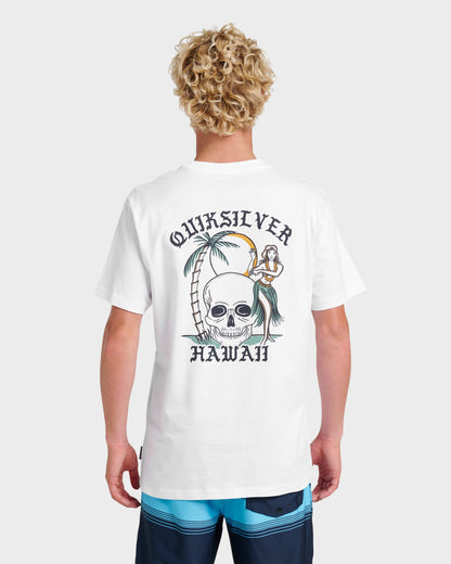 Hi Hula Dance Classic T-shirt - White Quick Silver White