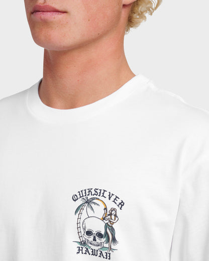 Hi Hula Dance Classic T-shirt - White Quick Silver White