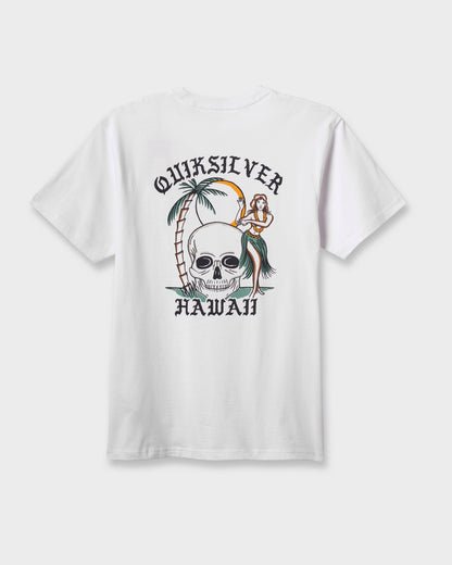 Hi Hula Dance Classic T-shirt - White Quick Silver White