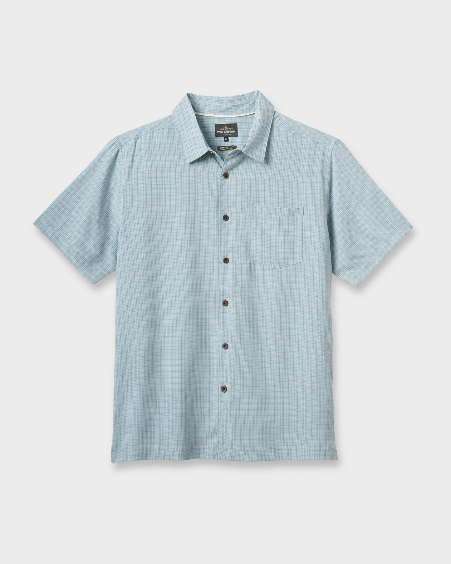Waterman Checkmate Shirt - Sterling Blue Quick Silver Sterling Blue