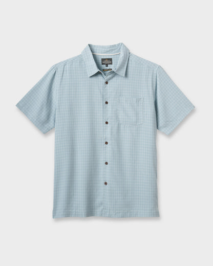 Waterman Checkmate Shirt - Sterling Blue Quick Silver Sterling Blue