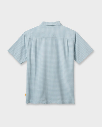 Waterman Checkmate Shirt - Sterling Blue Quick Silver Sterling Blue