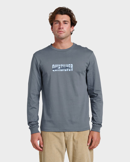Quik Stack Long Sleeve T-shirt - China Blue Quick Silver China Blue