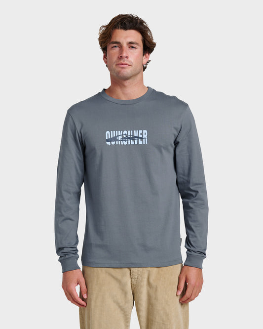Quik Stack Long Sleeve T-shirt - China Blue Quick Silver China Blue