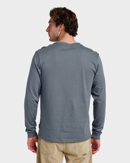 Quik Stack Long Sleeve T-shirt - China Blue Quick Silver China Blue