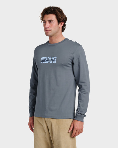 Quik Stack Long Sleeve T-shirt - China Blue Quick Silver China Blue