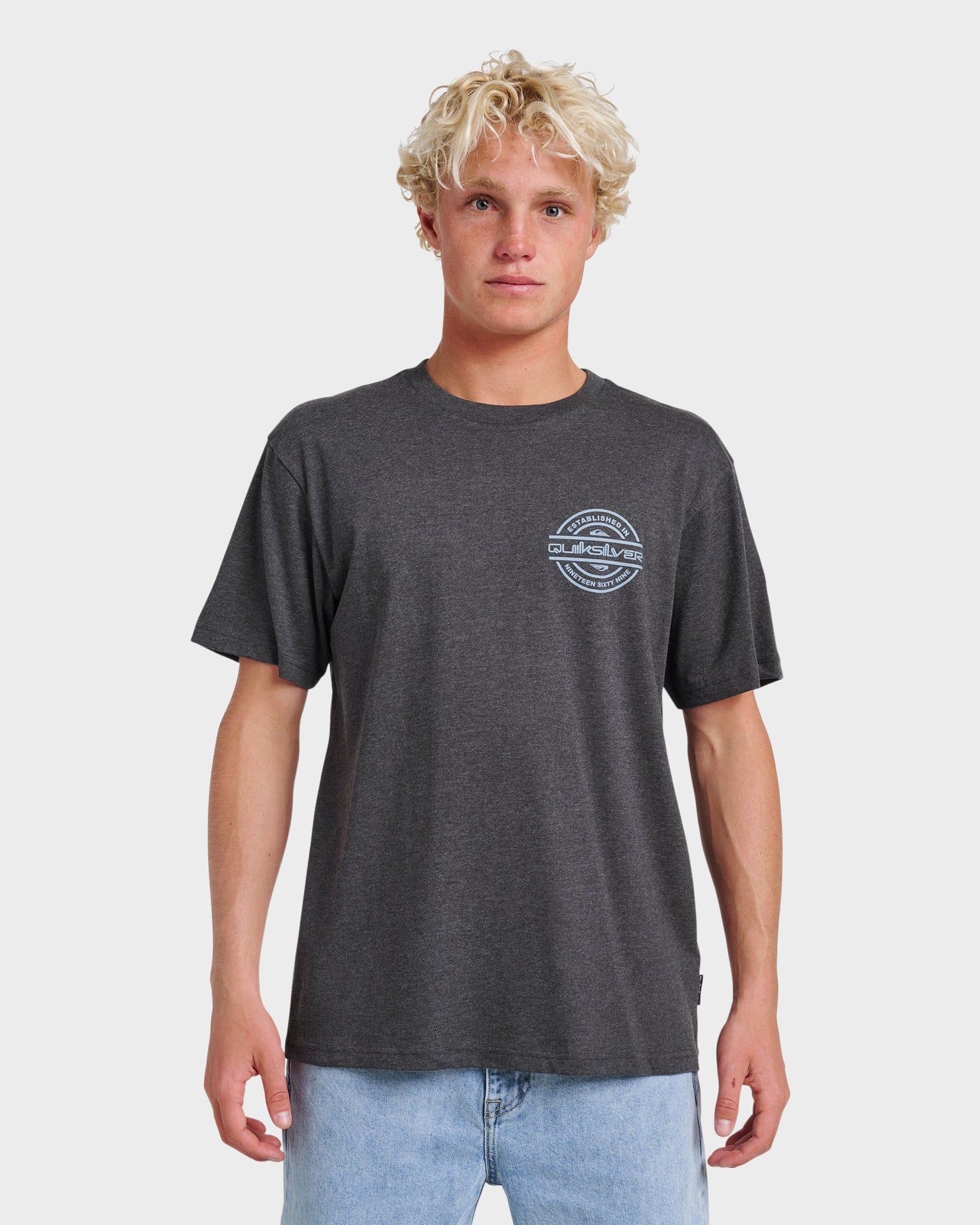 Mirrored Classic T-shirt - Charcoal Heather Quick Silver Charcoal Heather