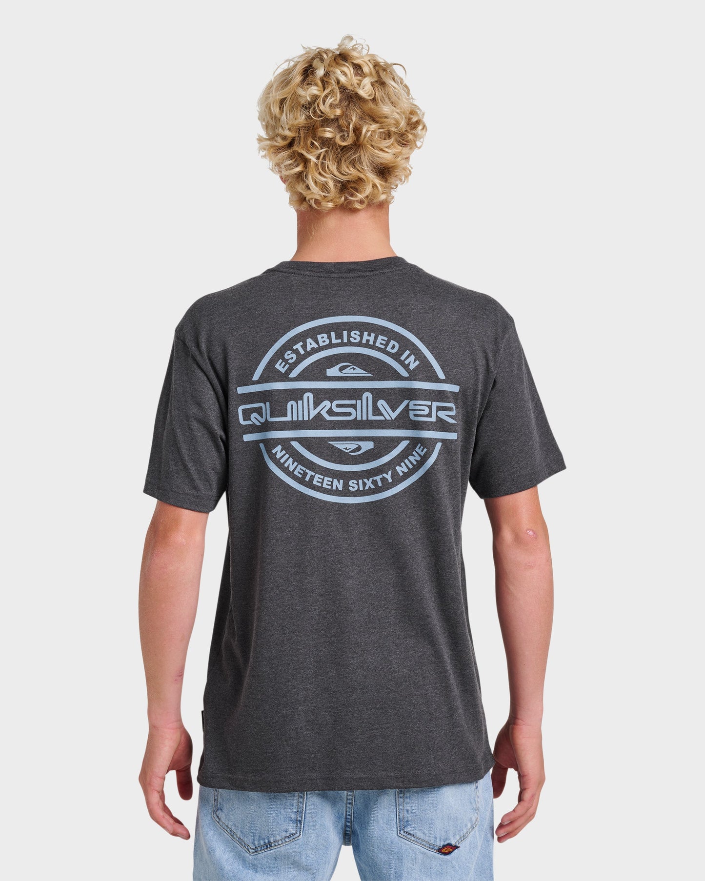 Mirrored Classic T-shirt - Charcoal Heather Quick Silver Charcoal Heather