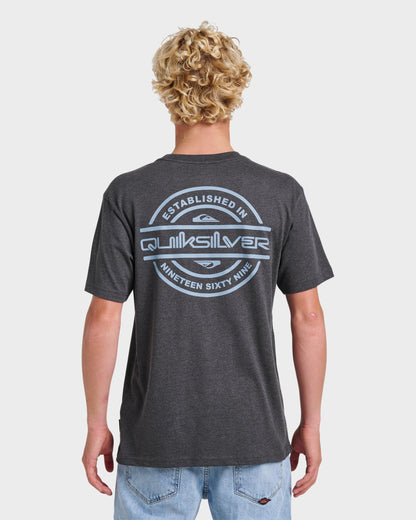Mirrored Classic T-shirt - Charcoal Heather Quick Silver Charcoal Heather
