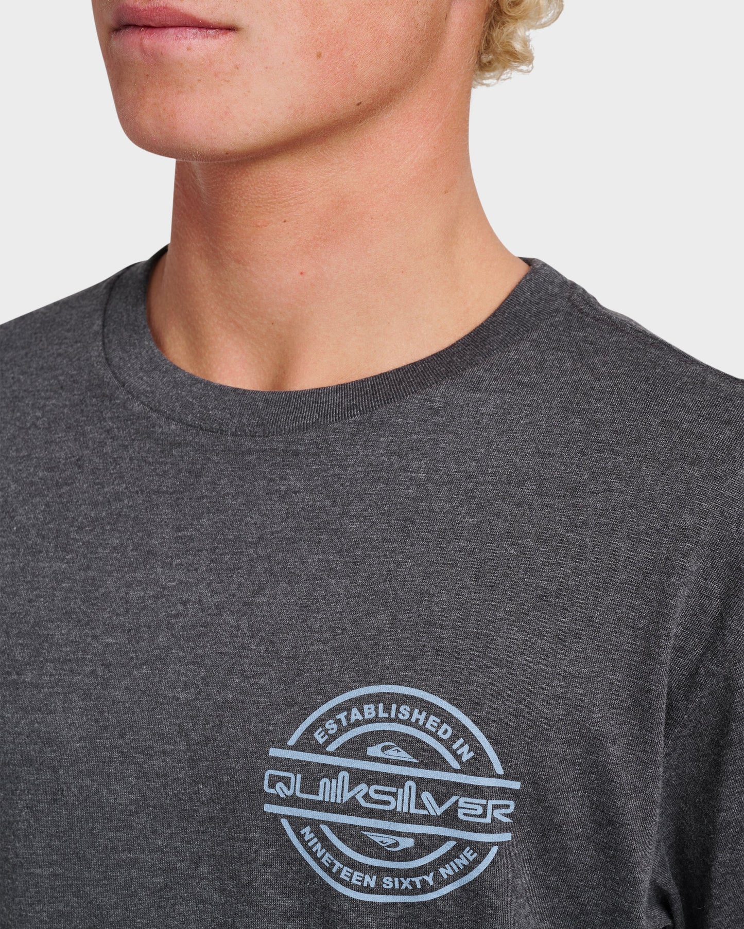 Mirrored Classic T-shirt - Charcoal Heather Quick Silver Charcoal Heather