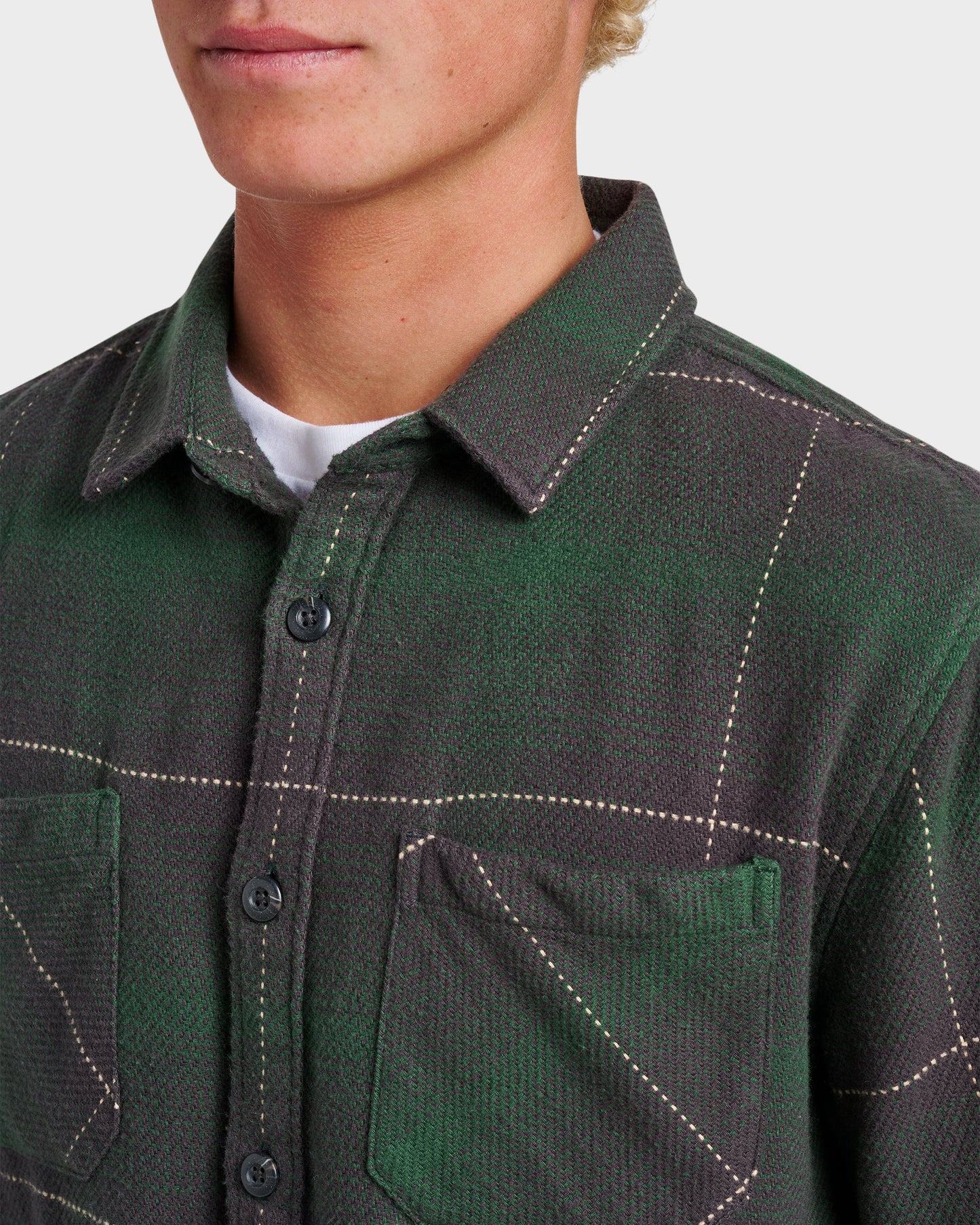 Dna Flannel Shirt - Garden Topiary Quick Silver Garden Topiary