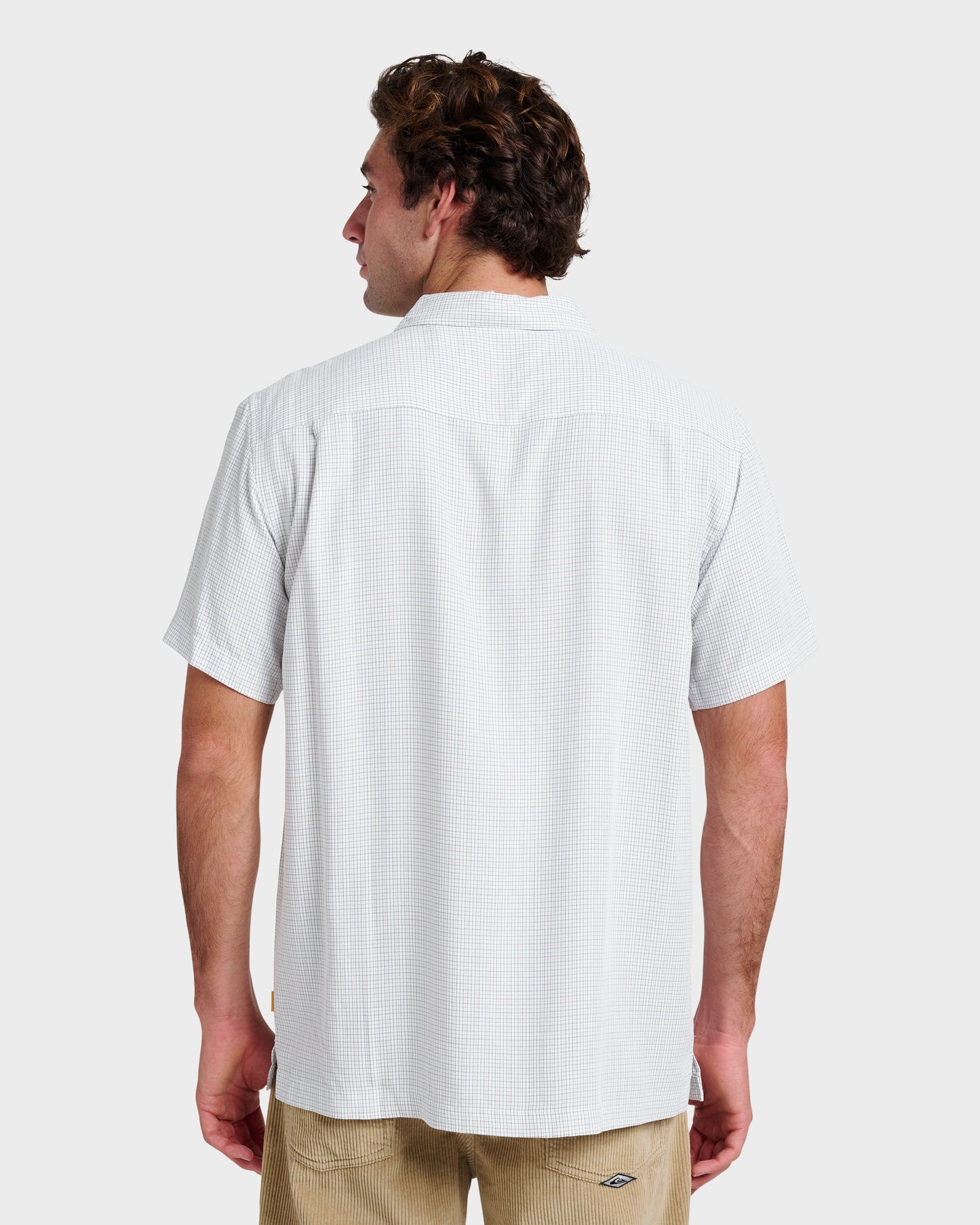 Waterman Checkmate Shirt - White Quick Silver White