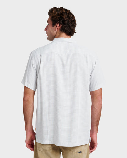 Waterman Checkmate Shirt - White Quick Silver White