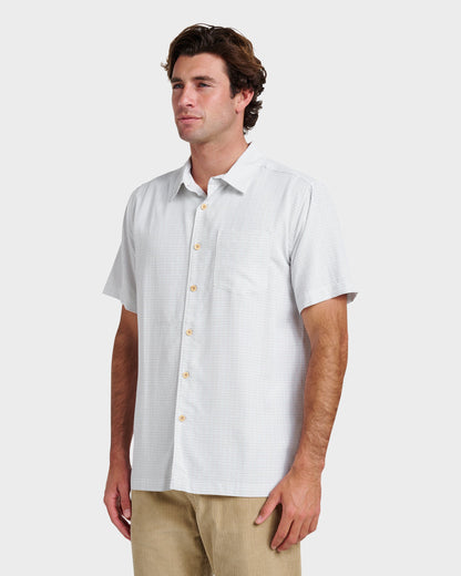 Waterman Checkmate Shirt - White Quick Silver White