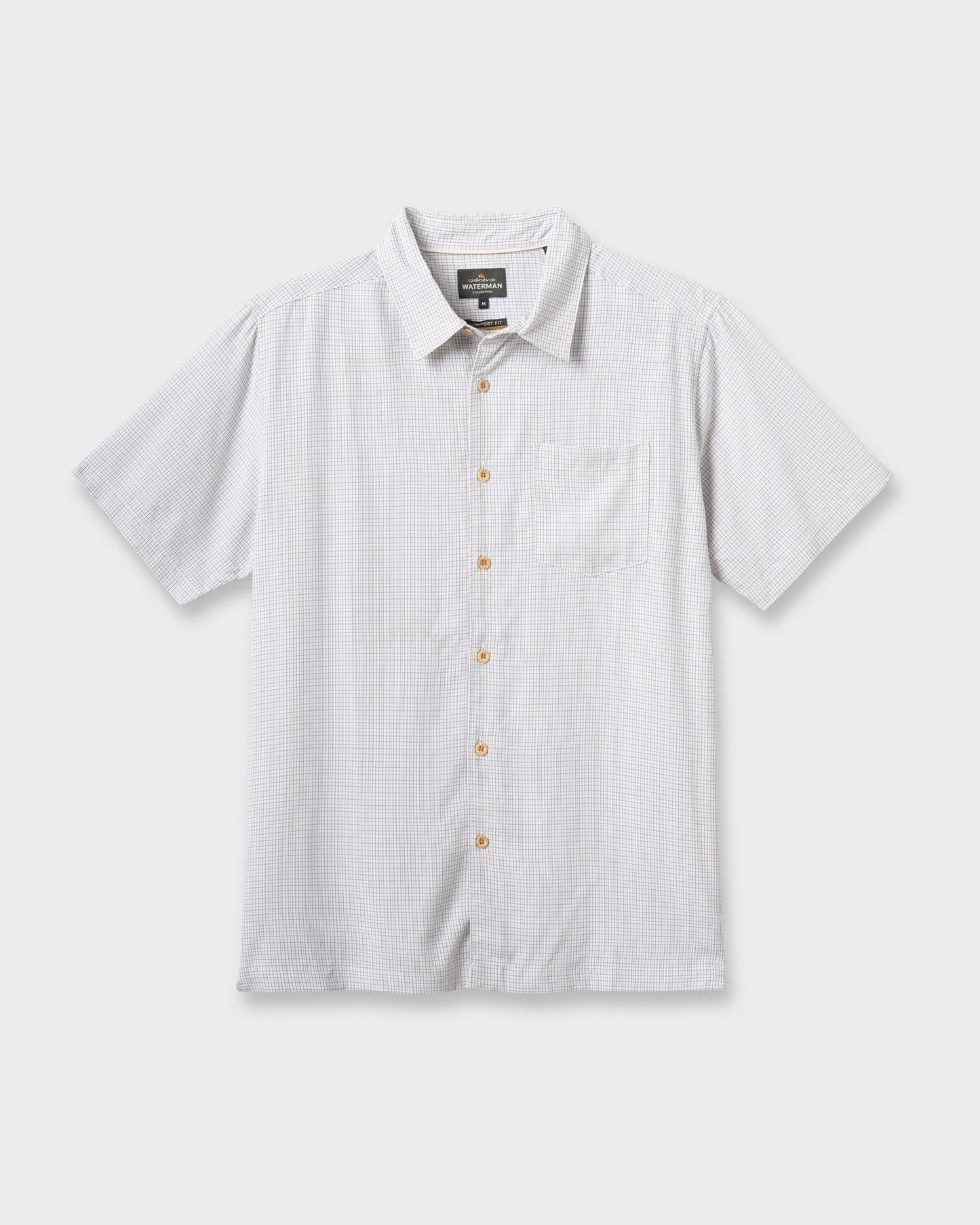 Waterman Checkmate Shirt - White Quick Silver White