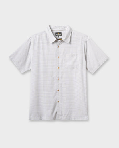 Waterman Checkmate Shirt - White Quick Silver White
