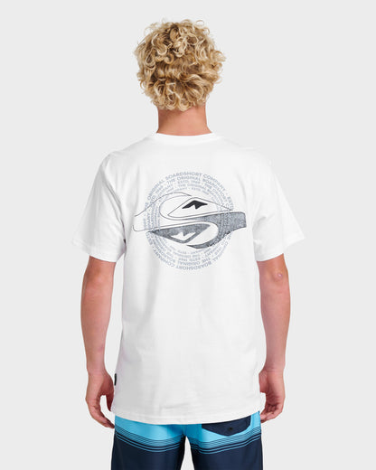Yin Vortex Classic T-shirt - White Quick Silver White