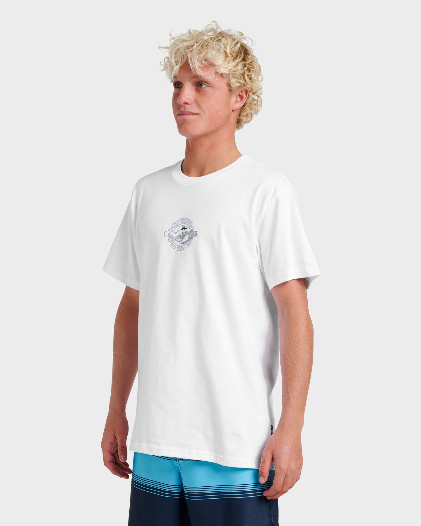 Yin Vortex Classic T-shirt - White Quick Silver White