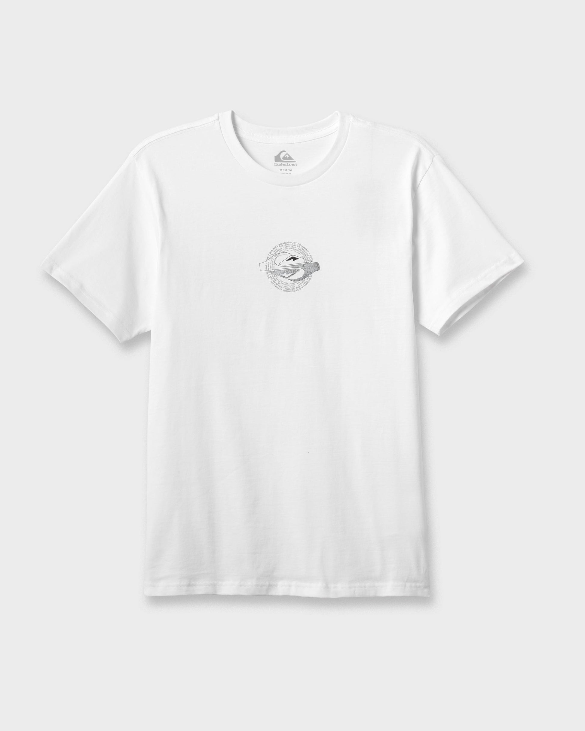 Yin Vortex Classic T-shirt - White Quick Silver White