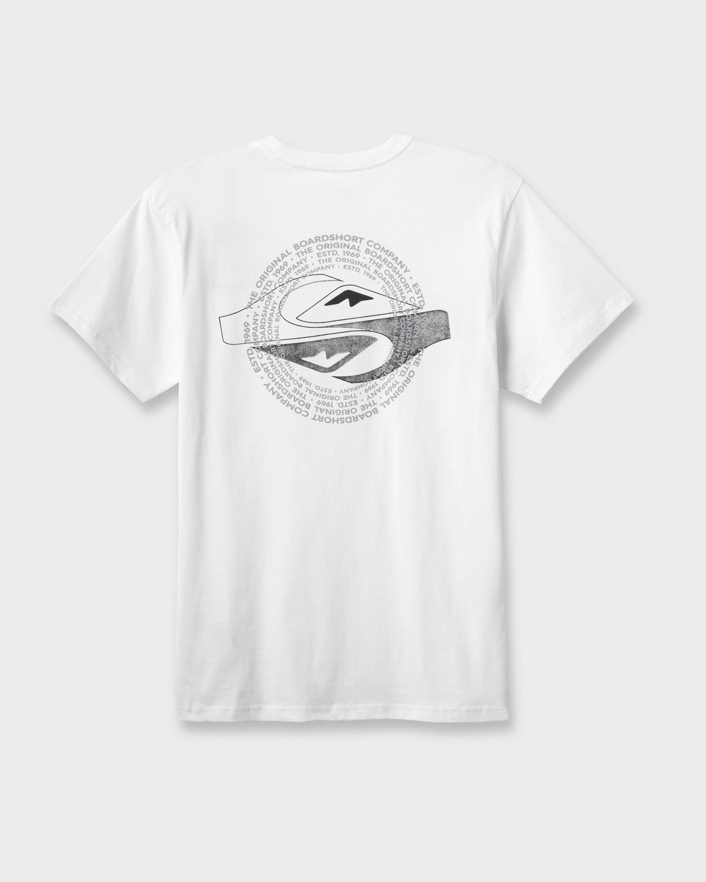 Yin Vortex Classic T-shirt - White Quick Silver White