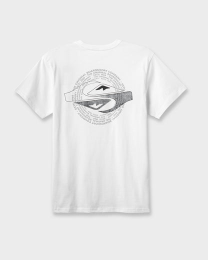 Yin Vortex Classic T-shirt - White Quick Silver White