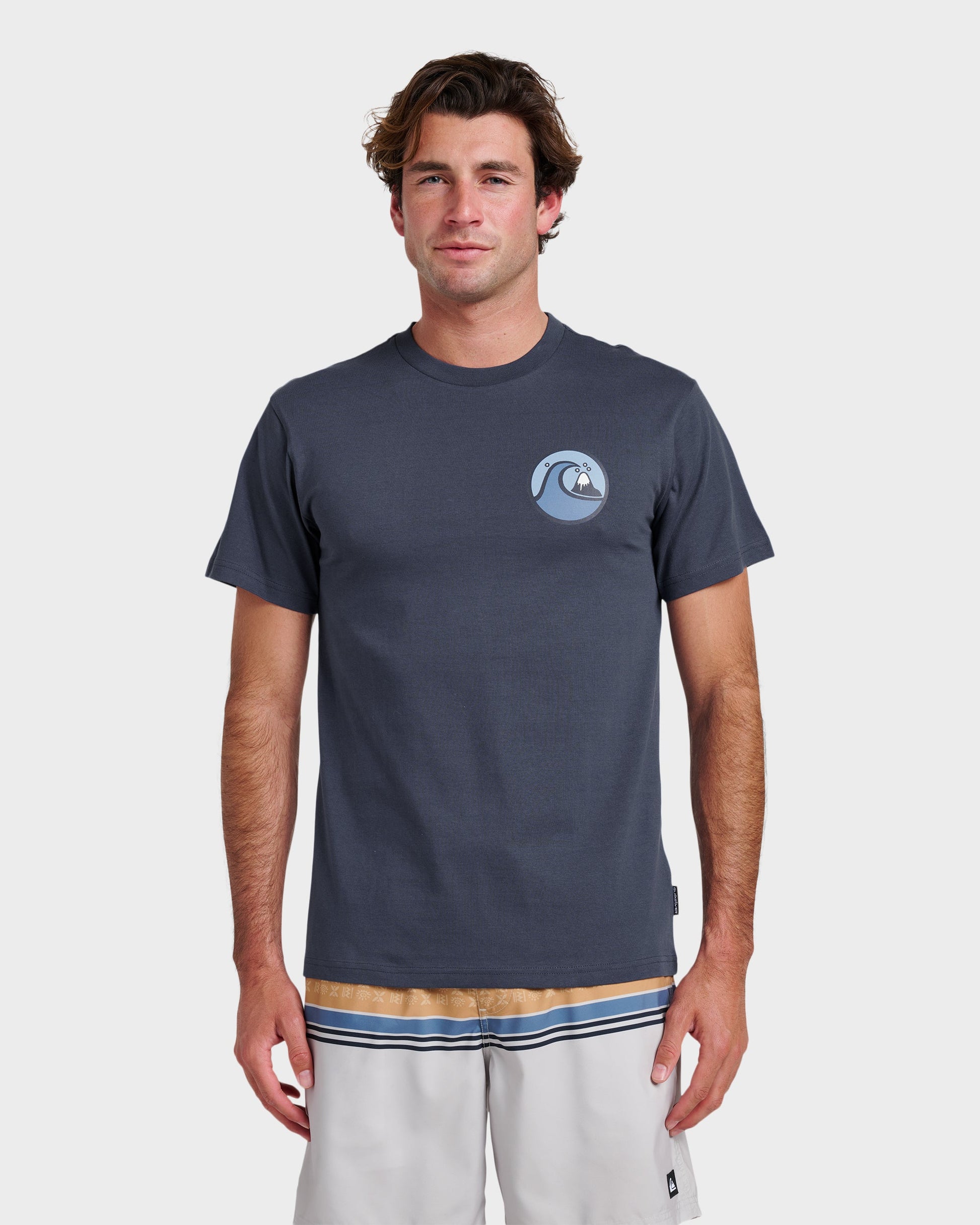 Jungle Wave Classic T-shirt - Navy Quick Silver Navy