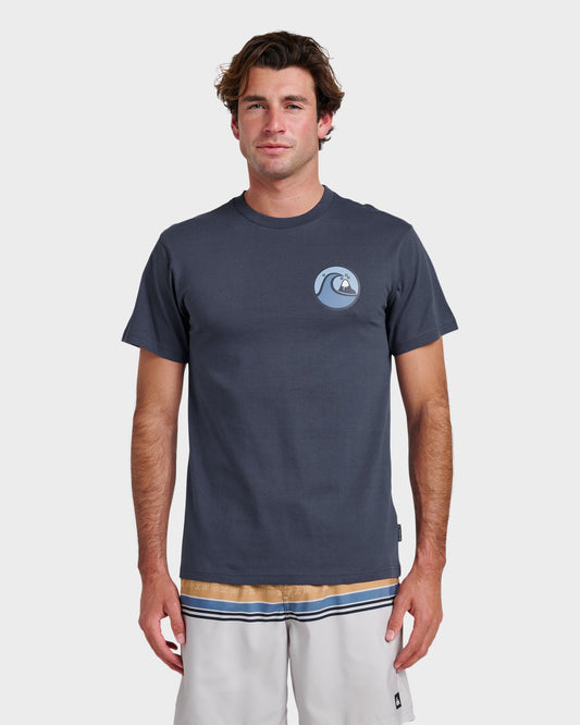 Jungle Wave Classic T-shirt - Navy Quick Silver Navy