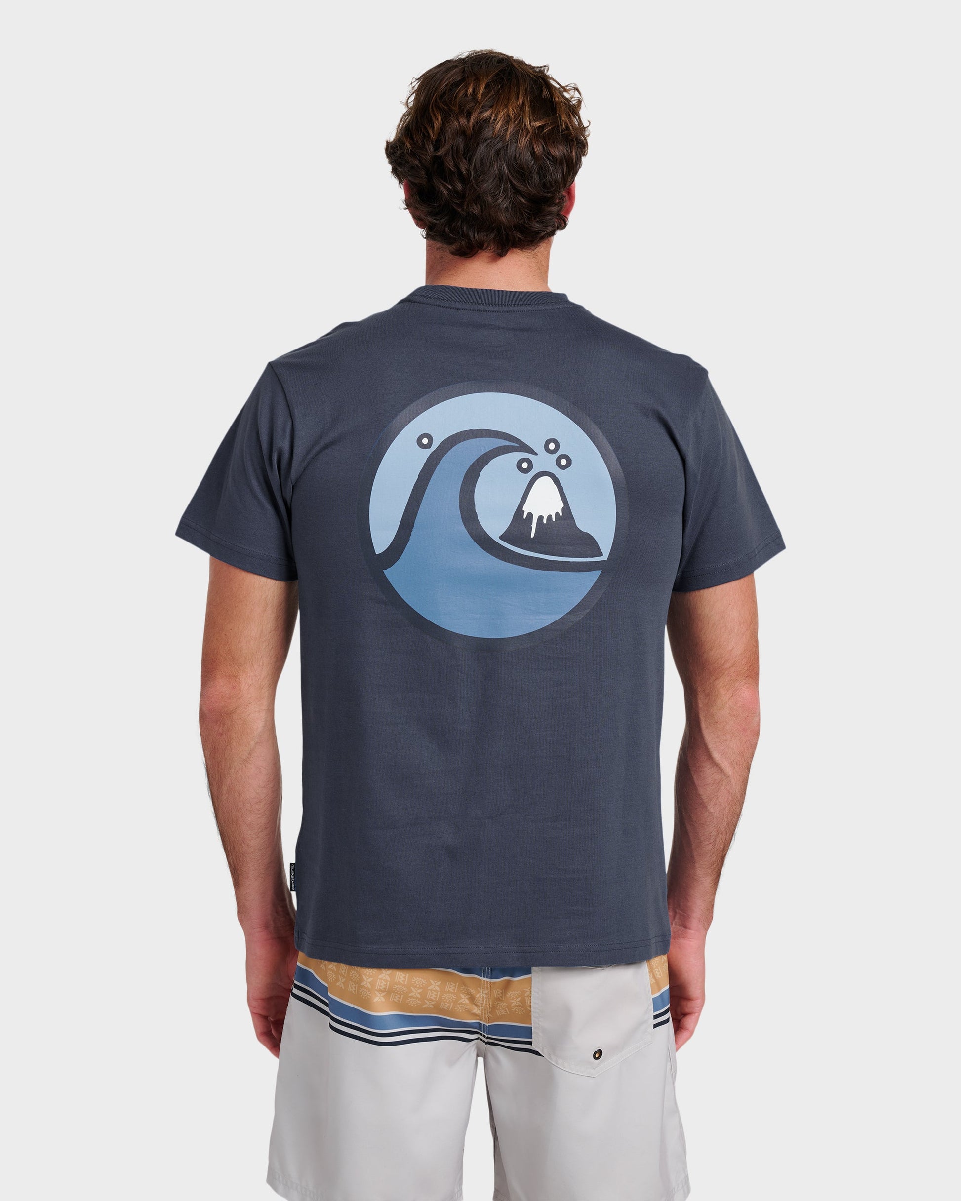 Jungle Wave Classic T-shirt - Navy Quick Silver Navy