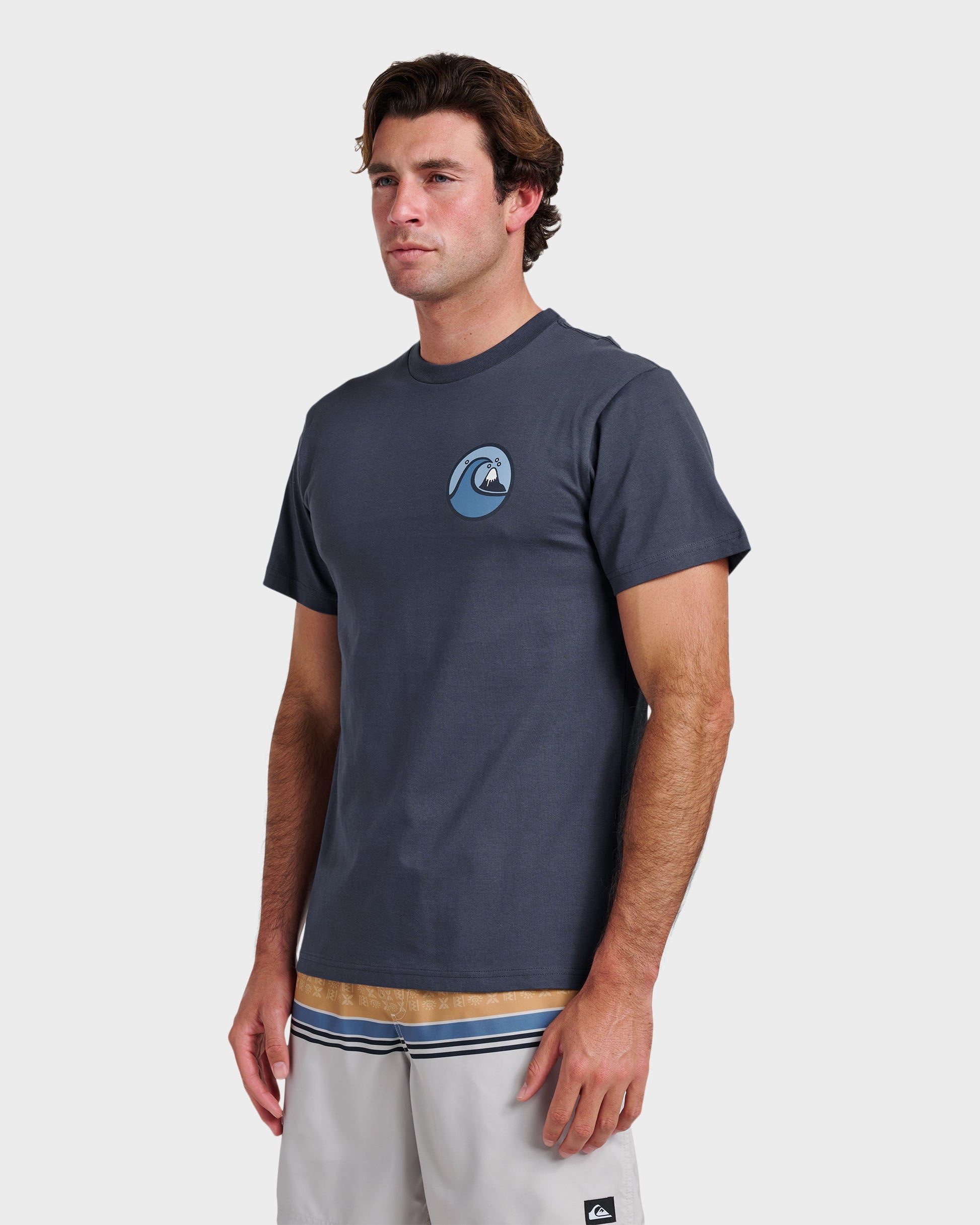 Jungle Wave Classic T-shirt - Navy Quick Silver Navy