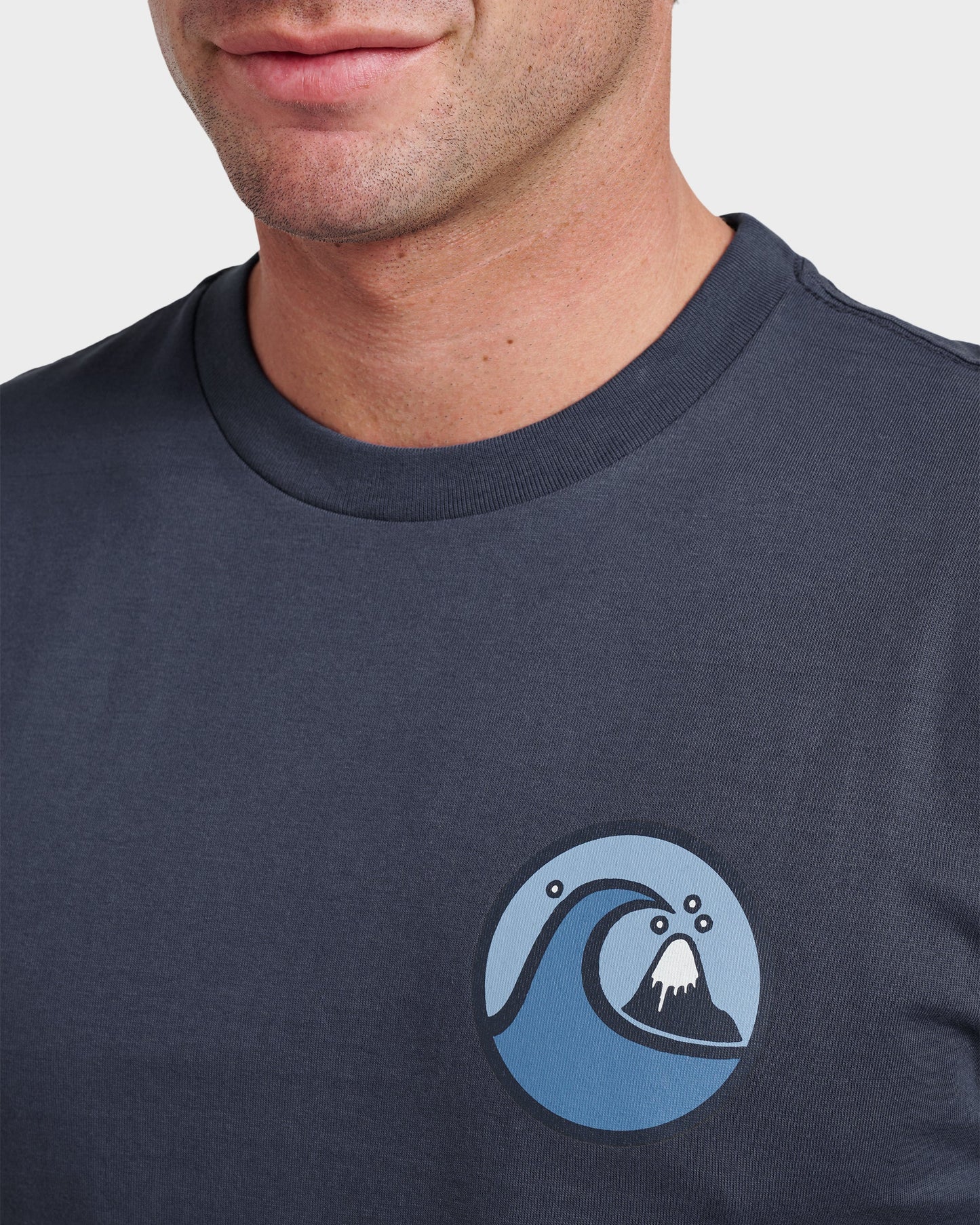 Jungle Wave Classic T-shirt - Navy Quick Silver Navy