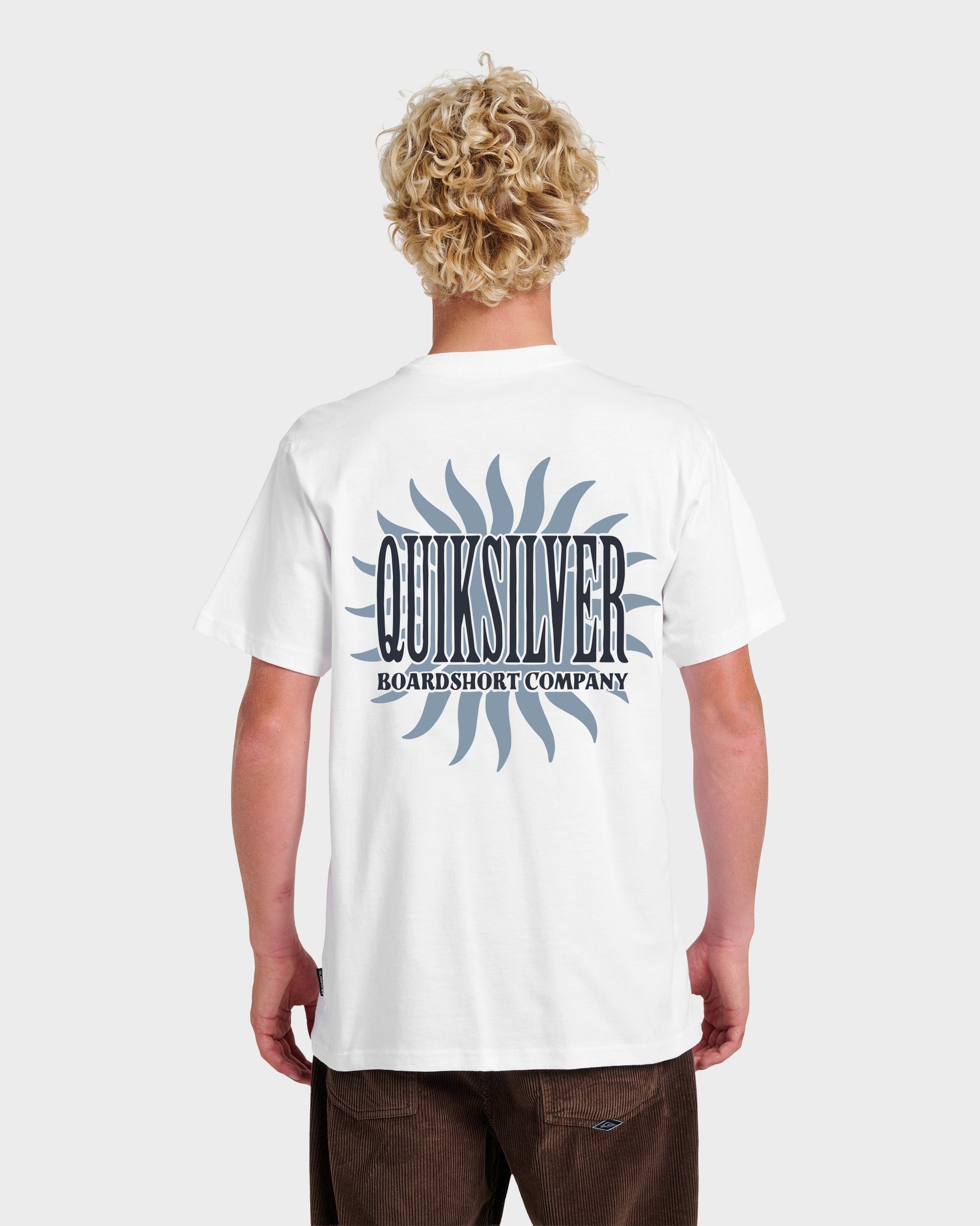 Sunny Side Up Classic T-shirt - White Quick Silver White