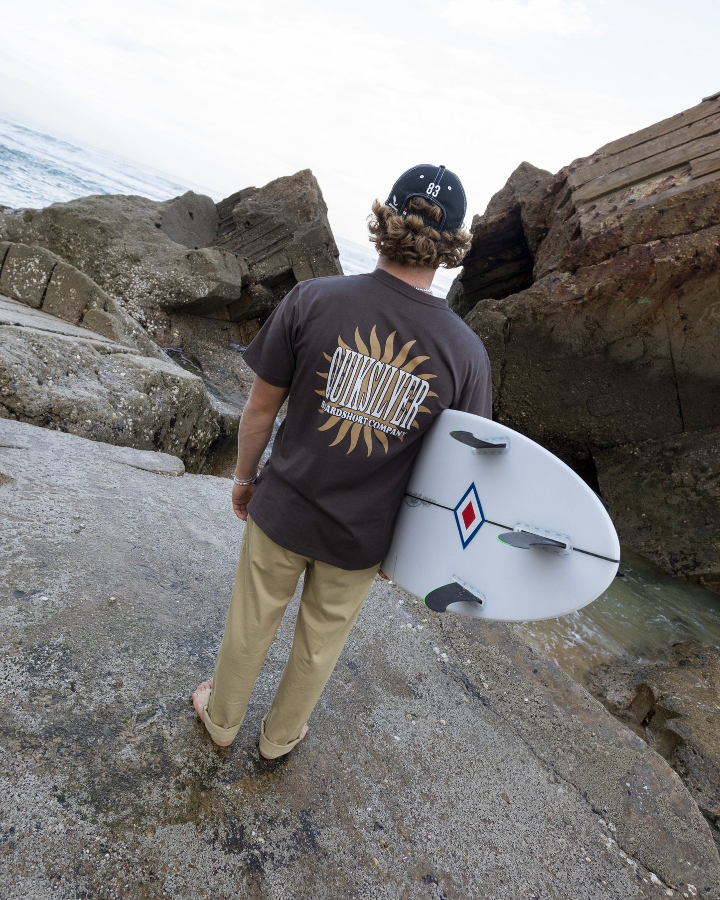 Sunny Side Up Classic T-shirt - Chocolate Brown Quick Silver Chocolate Brown