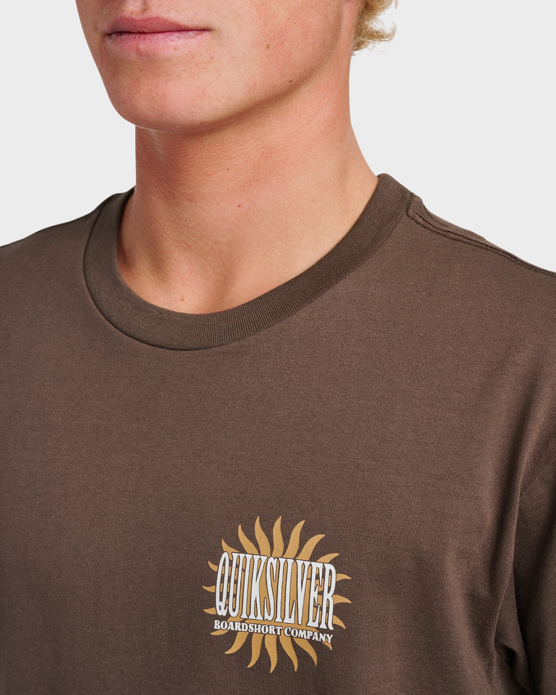 Sunny Side Up Classic T-shirt - Chocolate Brown Quick Silver Chocolate Brown