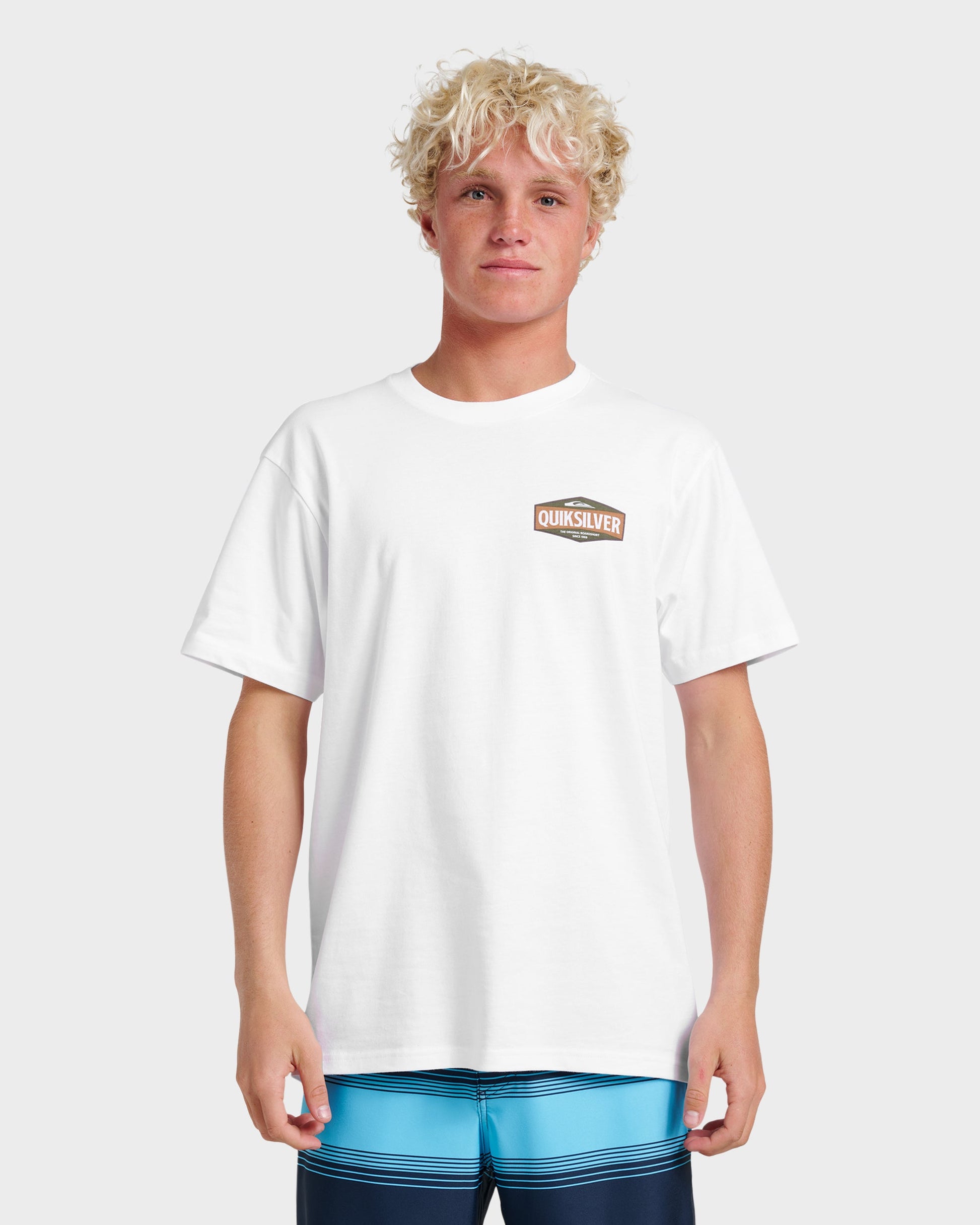 Six Points Classic T-shirt - White Quick Silver White