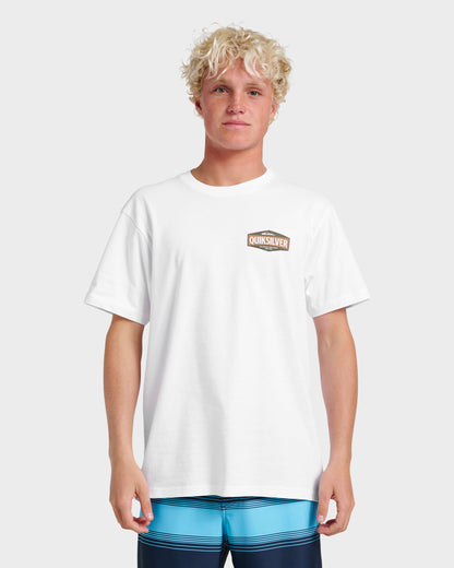 Six Points Classic T-shirt - White Quick Silver White