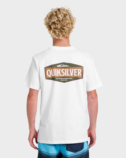 Six Points Classic T-shirt - White Quick Silver White