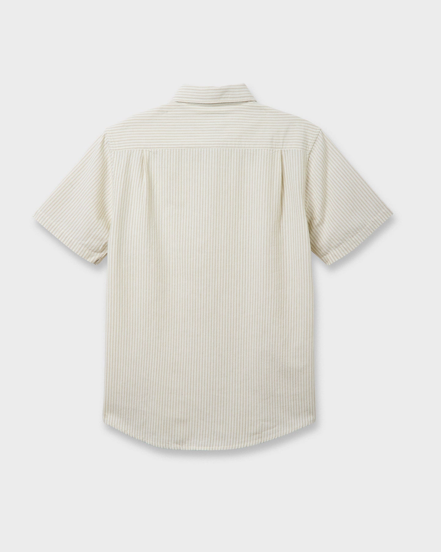 Oxford Stripe Classic Short Sleeve Shirt - Moonstruck Quick Silver Moonstruck