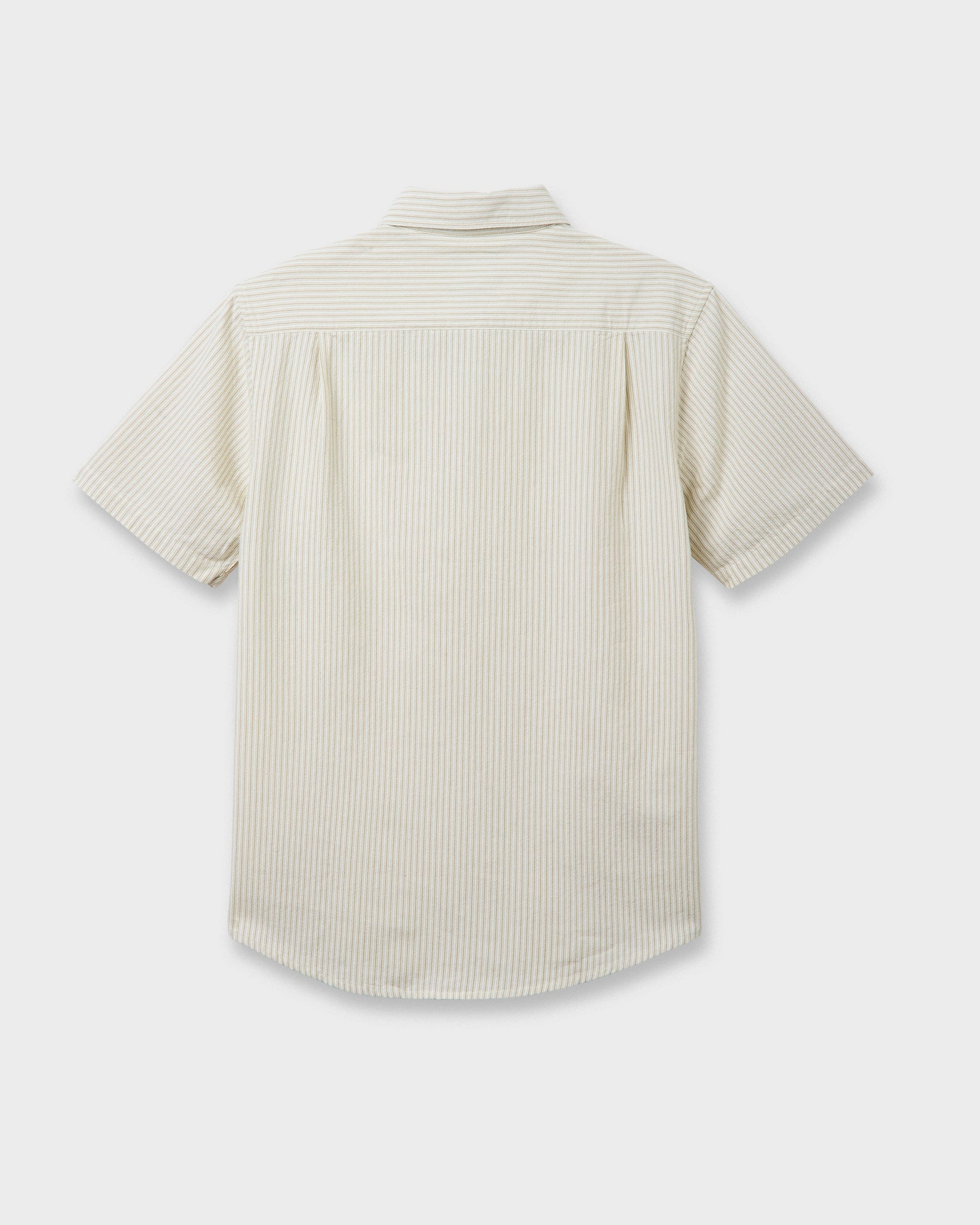 Oxford Stripe Classic Short Sleeve Shirt - Moonstruck Quick Silver Moonstruck