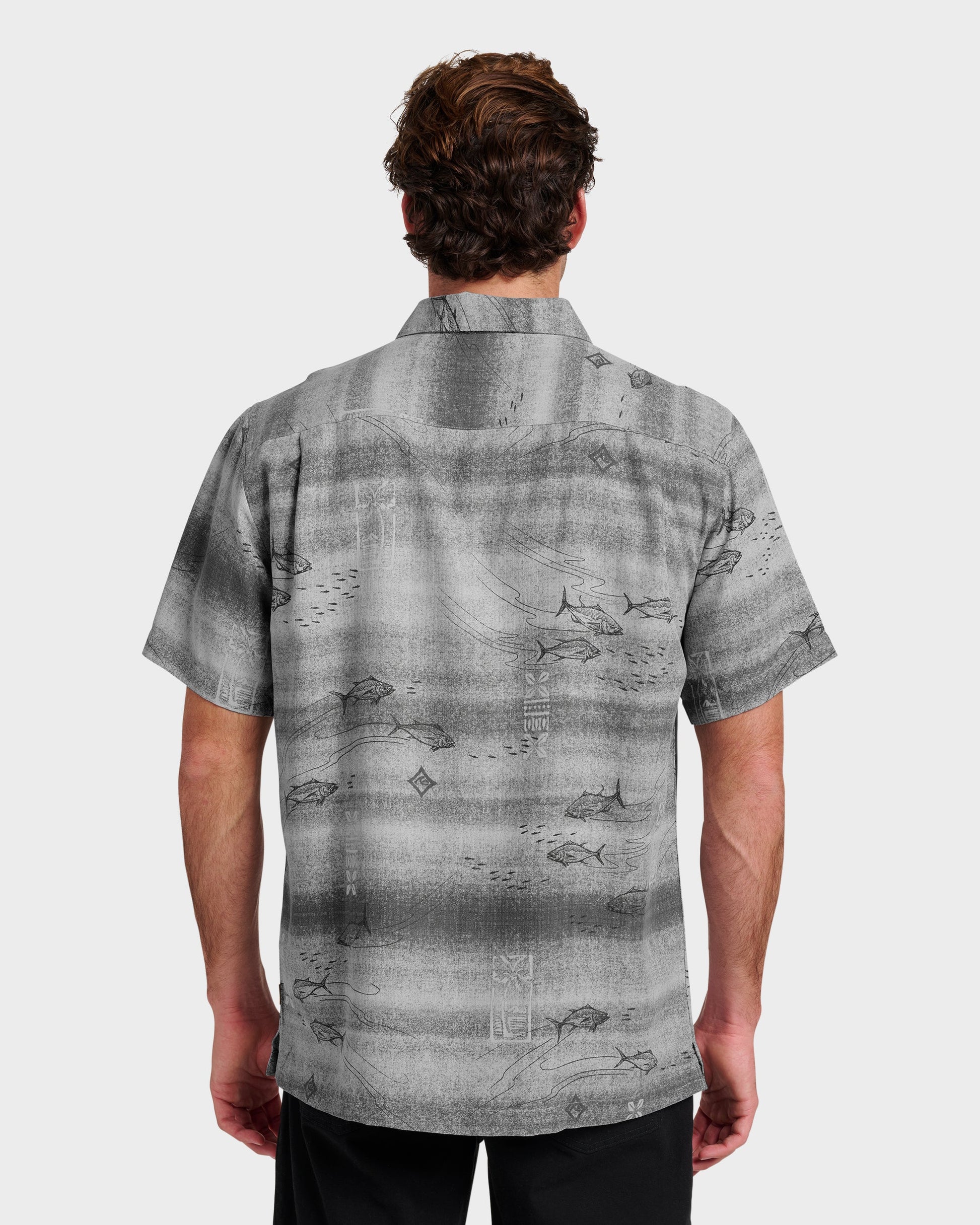 Waterman Go Fish Shirt - Phantom Quick Silver Phantom