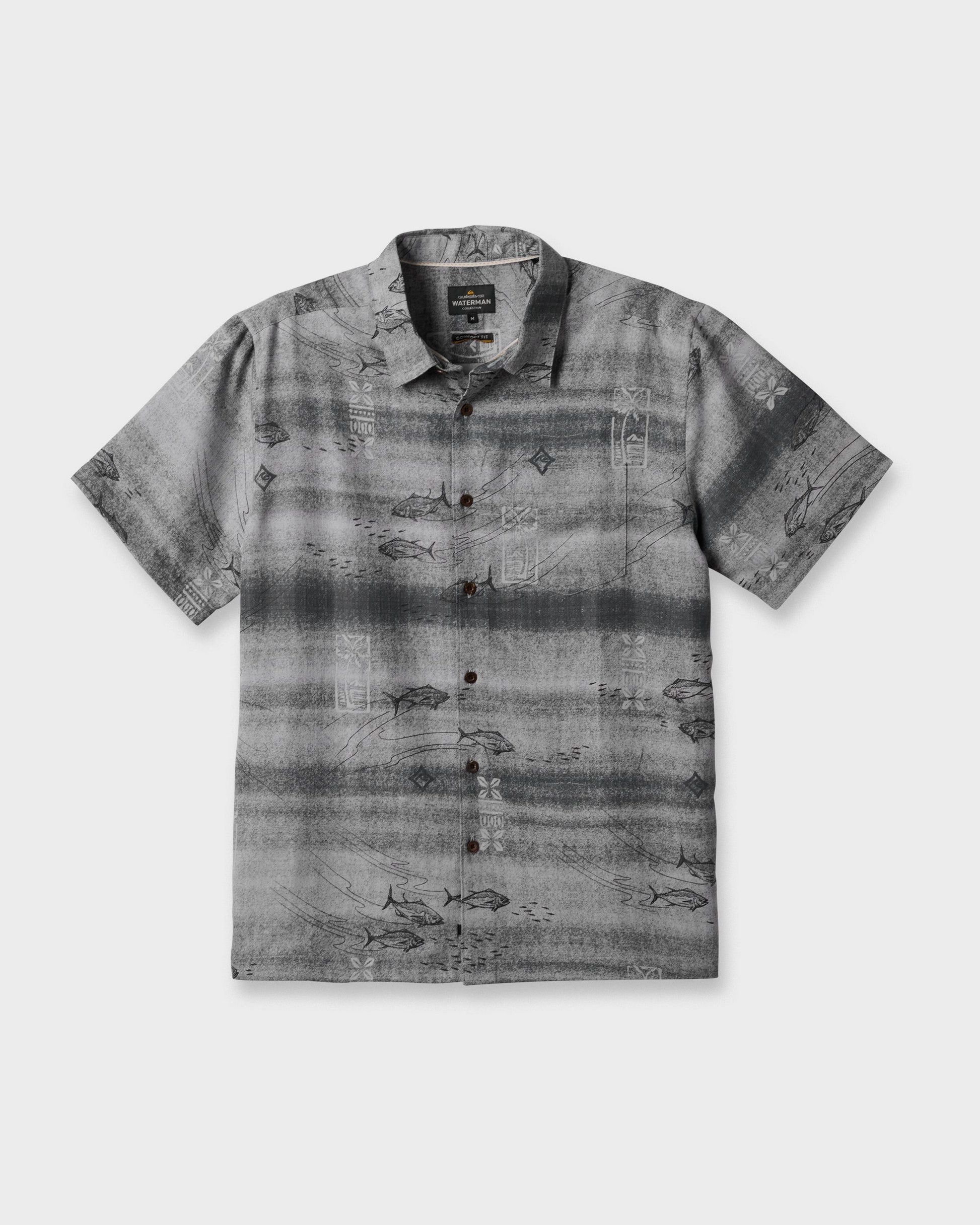 Waterman Go Fish Shirt - Phantom Quick Silver Phantom