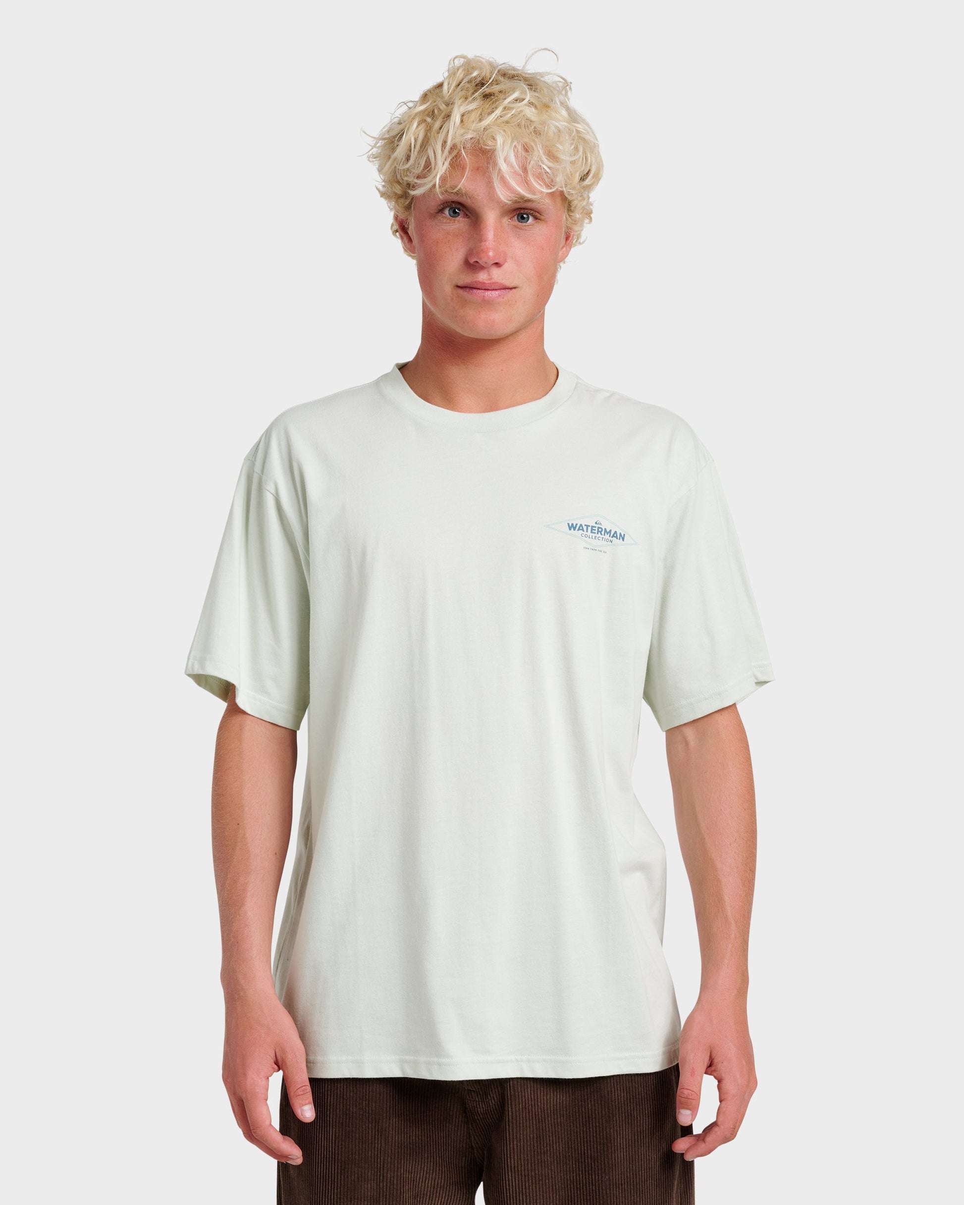 Waterman Diamond Classic T-shirt - Smoke Quick Silver Smoke