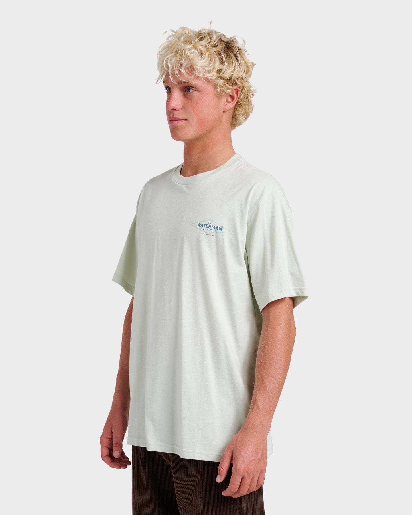 Waterman Diamond Classic T-shirt - Smoke Quick Silver Smoke