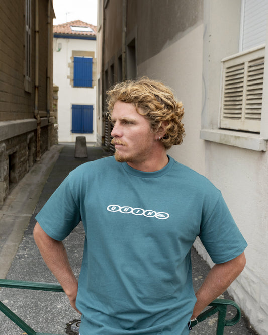 Linked Heavy Weight T-shirt - Mediterranea Quick Silver Mediterranea